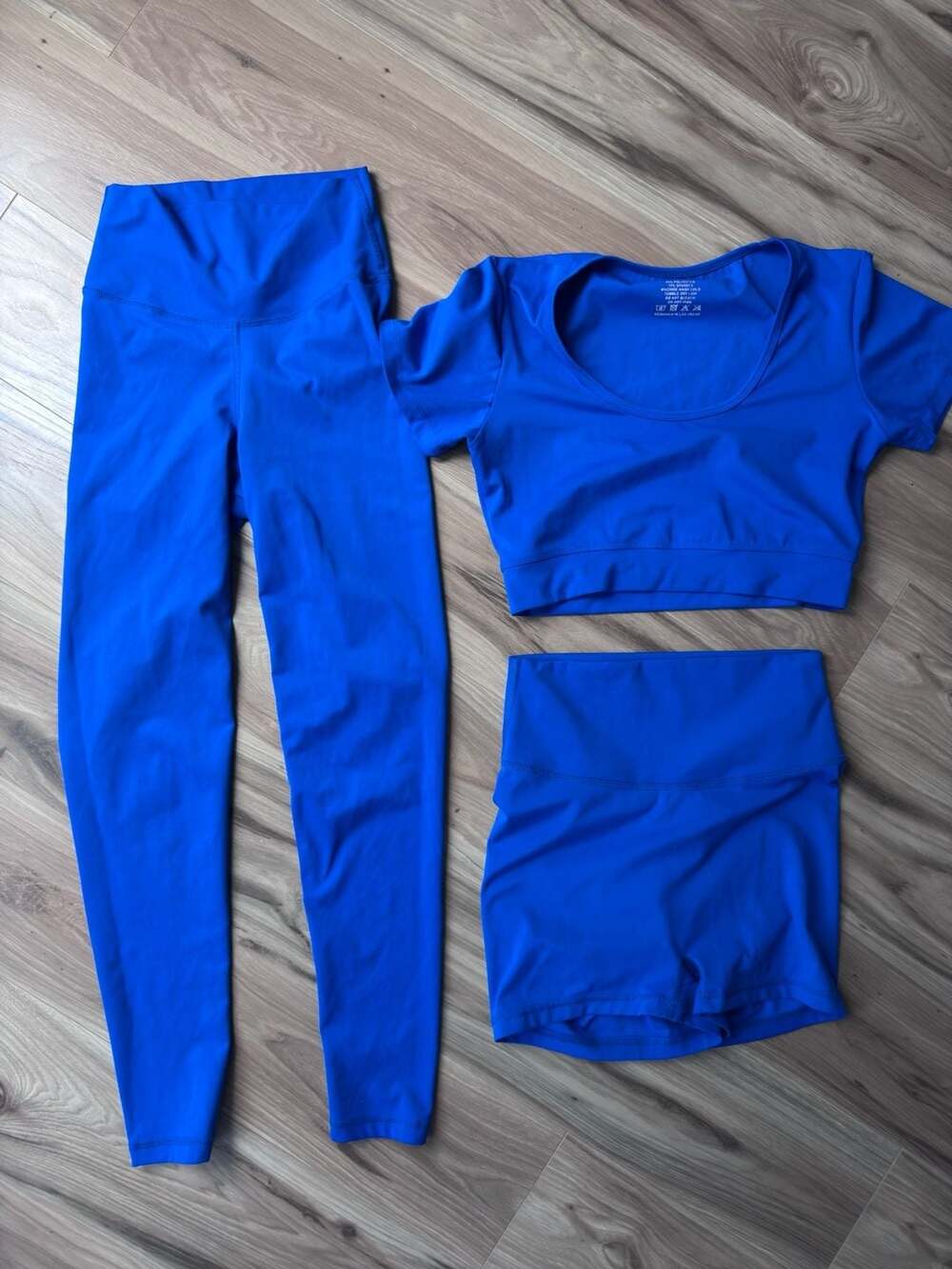 Agent 84 Royal Blue 3-Piece Yoga Set